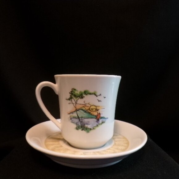 1950s Vintage Villeroy and Boch Luxembourg Demitasse Cups Set - Picture 6 of 9